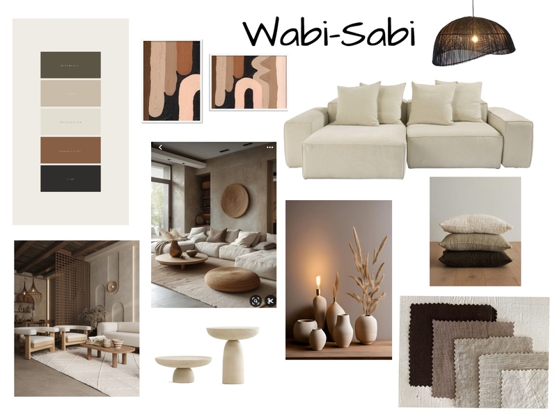 Wabi-Sabi Mood Board by Brianna on Style Sourcebook