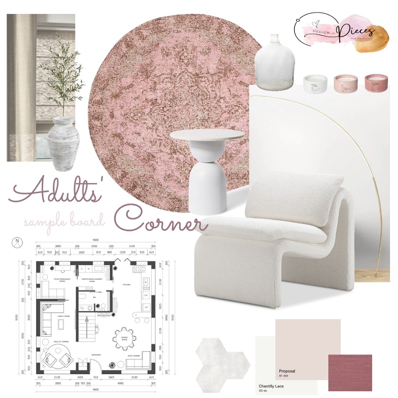 Assign 9 - Sample Board - Adults' Corner Mood Board by design.by.pieces on Style Sourcebook