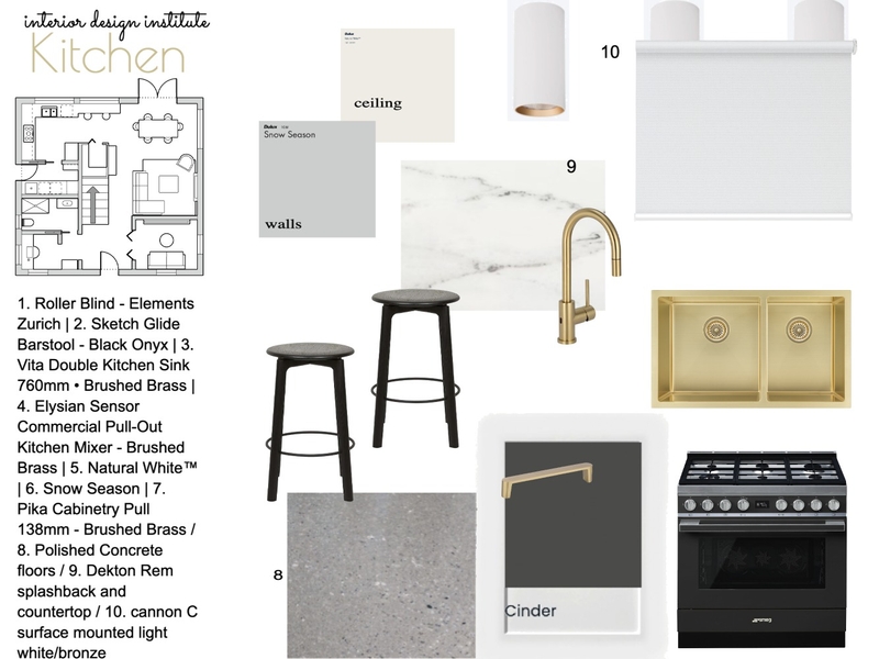 Kitchen Mood Board by Clairemcgirr on Style Sourcebook