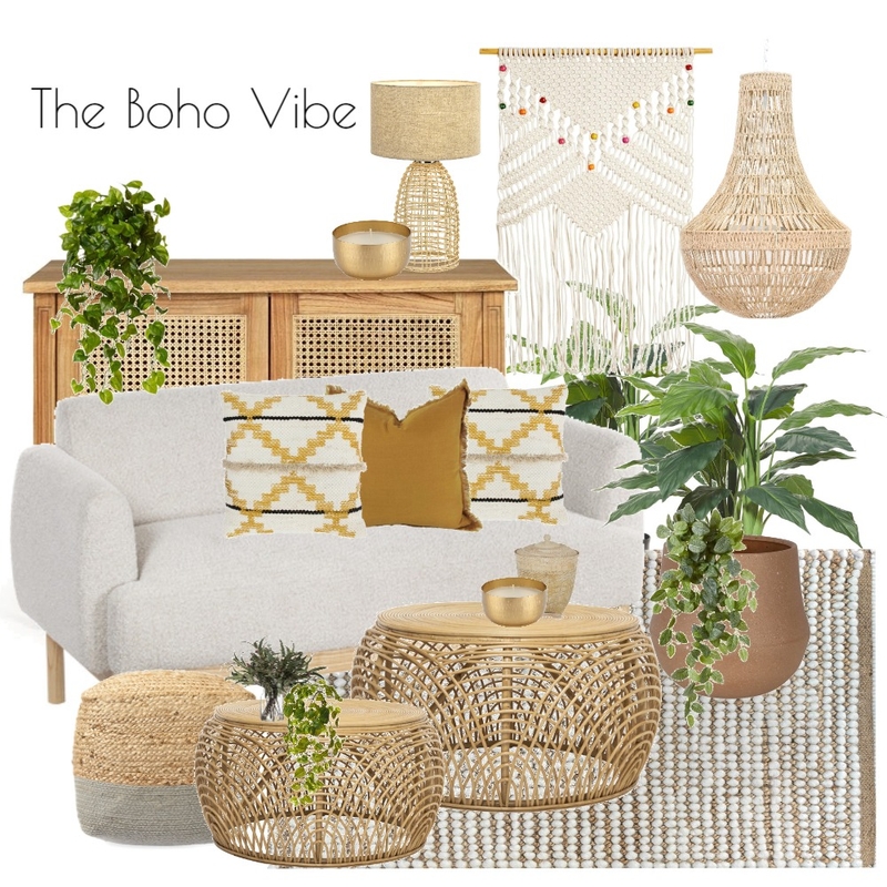 The Boho Vibe Mood Board by Styled By Lorraine Dowdeswell on Style Sourcebook