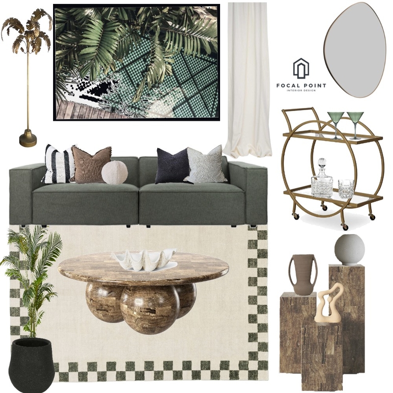 Tropical Pool Lounge (Palmview Residence) alternate rug Mood Board by Focal Point Interior on Style Sourcebook