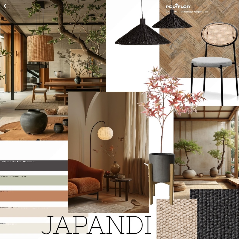 Japandi assignment 3A.1 Mood Board by Ginah on Style Sourcebook