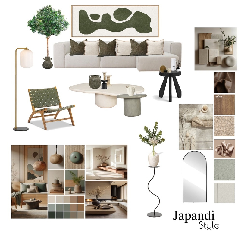 Japandi Style Mood Board Mood Board by ikhwezix@gmail.com on Style Sourcebook