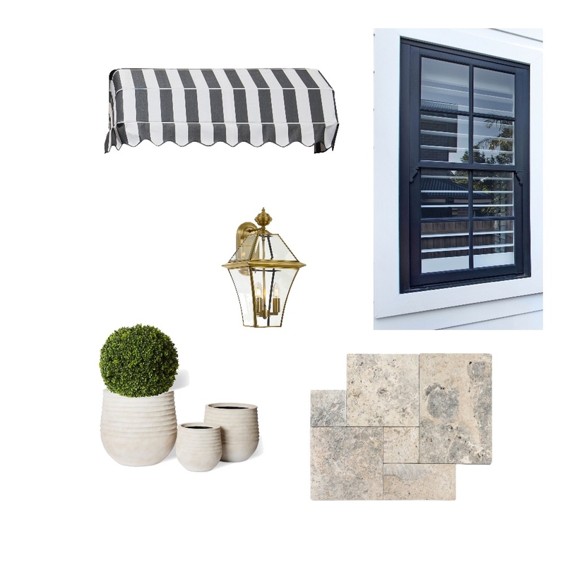 Exterior Moodboard Mood Board by DOWN THE LANE by Tina Harris on Style Sourcebook