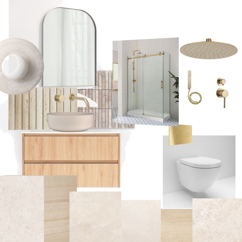 Ensuite 1 - Brushed bronze Mood Board by Flinders on Style Sourcebook
