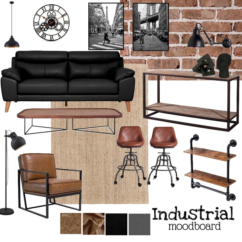 indusrial Mood Board by safoura on Style Sourcebook