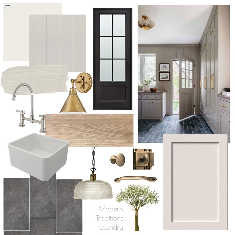 Modern Traditional Laundry Room Mood Board by charm11 on Style Sourcebook
