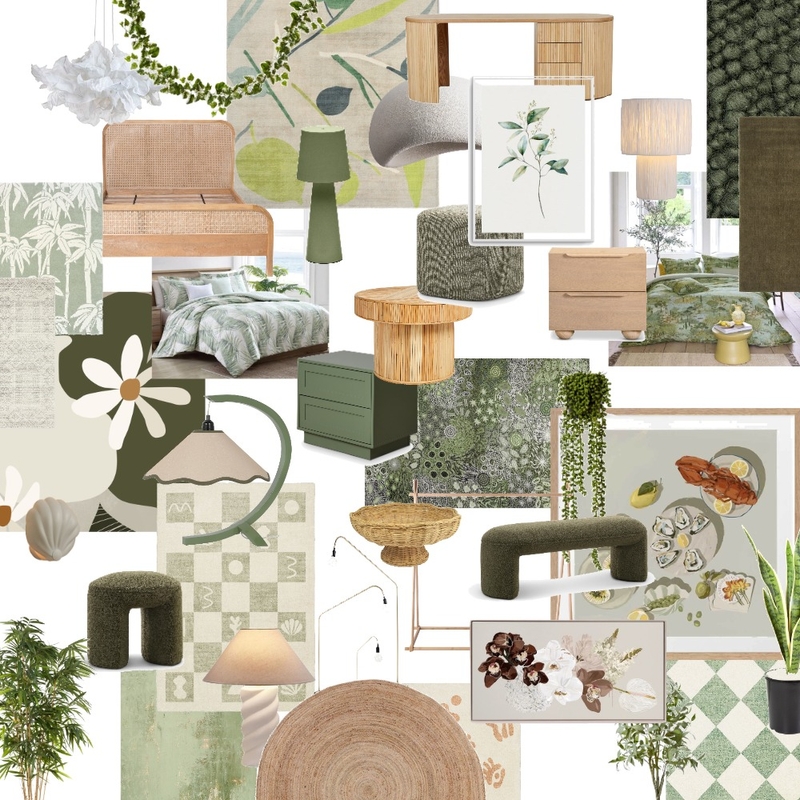 Art Homework - 2025 - Moodboard - Bedroom design Mood Board by Ellen_Li on Style Sourcebook