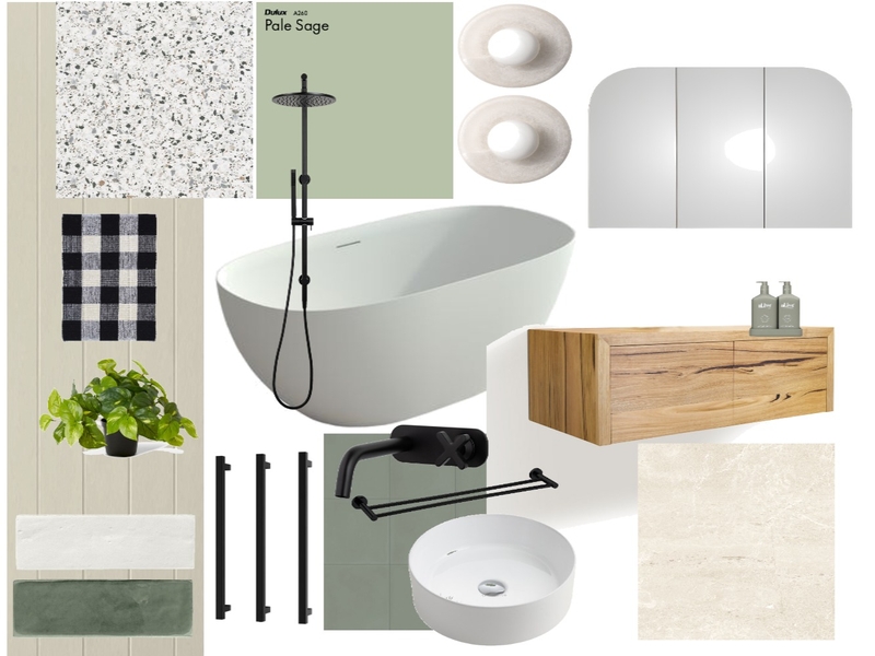 Bathroom @147 Interior Design Mood Board by reneaeliza