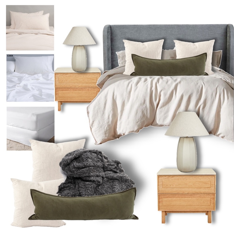 Crompton Main bedroom selections Mood Board by Manea Interior Design & Styling on Style Sourcebook