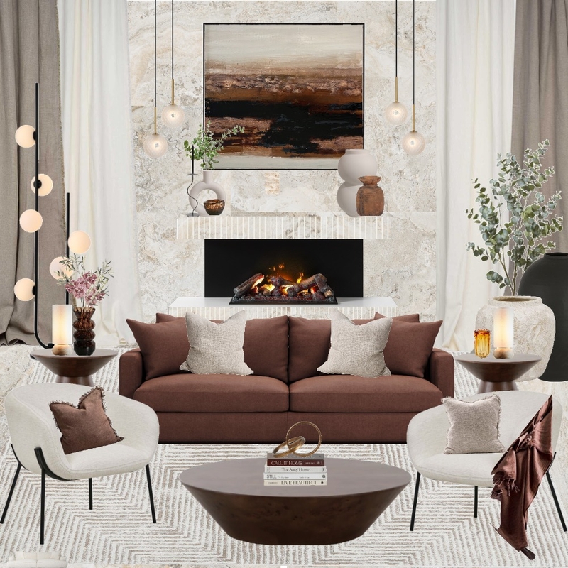 Basilica Living Room Feature Tile Mood Board by Carley & Co. Design on Style Sourcebook