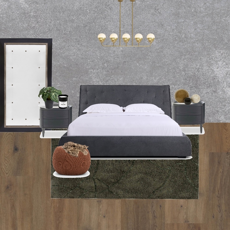 industrial chic bedroom Mood Board by taimanimakara on Style Sourcebook