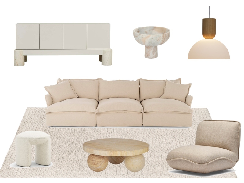 Pretty In Pink Lounge Mood Board by Muse Design Co Interior Design on Style Sourcebook