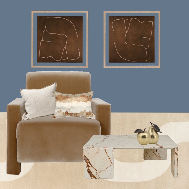 vignette bronze and blue Mood Board by elements interior styling on Style Sourcebook