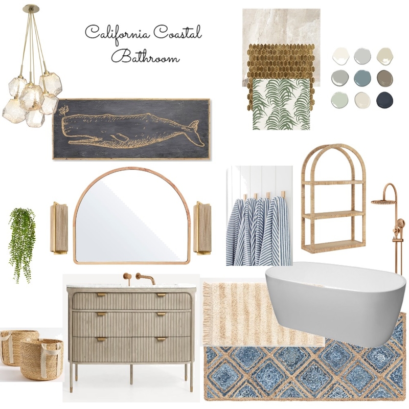 Nelson Guest Bathroom Mood Board by JN DesignHive on Style Sourcebook