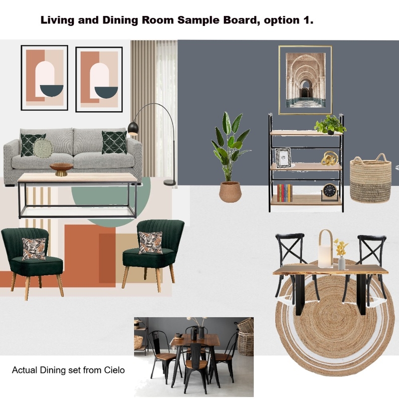 Uche's Living Room Mood board option 1 Mood Board by Asma Murekatete on Style Sourcebook