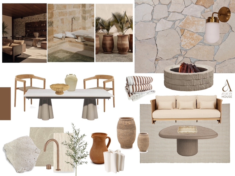 Outdoor Living - Clients Mood Board by AVALYN HOUSE on Style Sourcebook