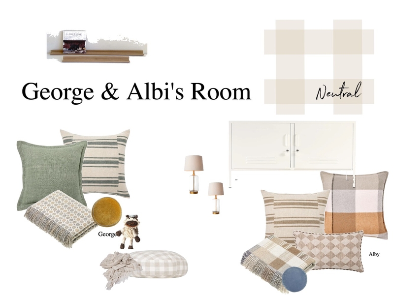George & Alby Mood Board by Sandra Chambers on Style Sourcebook