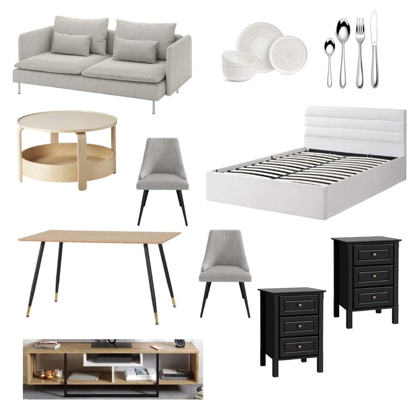 Handover 2 bed living room final Mood Board by Lovenana on Style Sourcebook