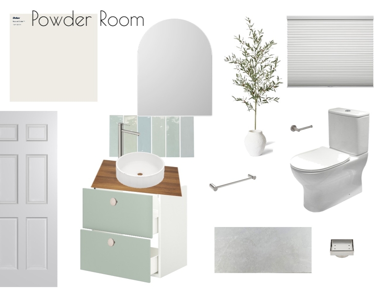 Powder Room Mood Board by Five Files Design Studio on Style Sourcebook