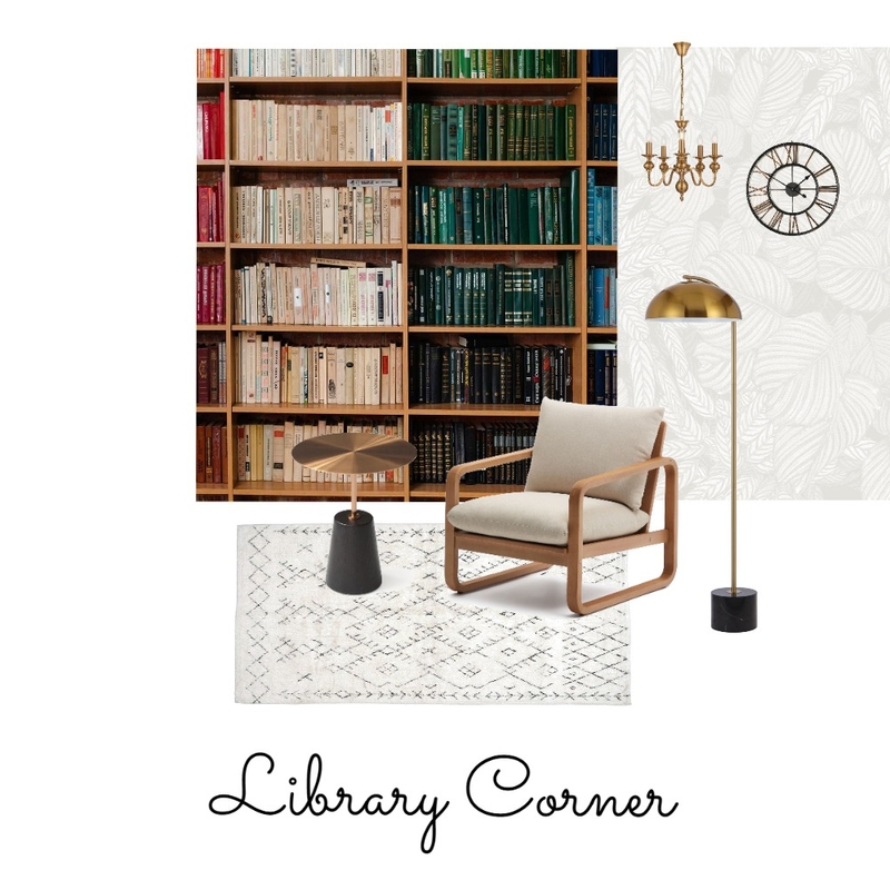 Library MOOD BOARD Mood Board by NINAS ART on Style Sourcebook
