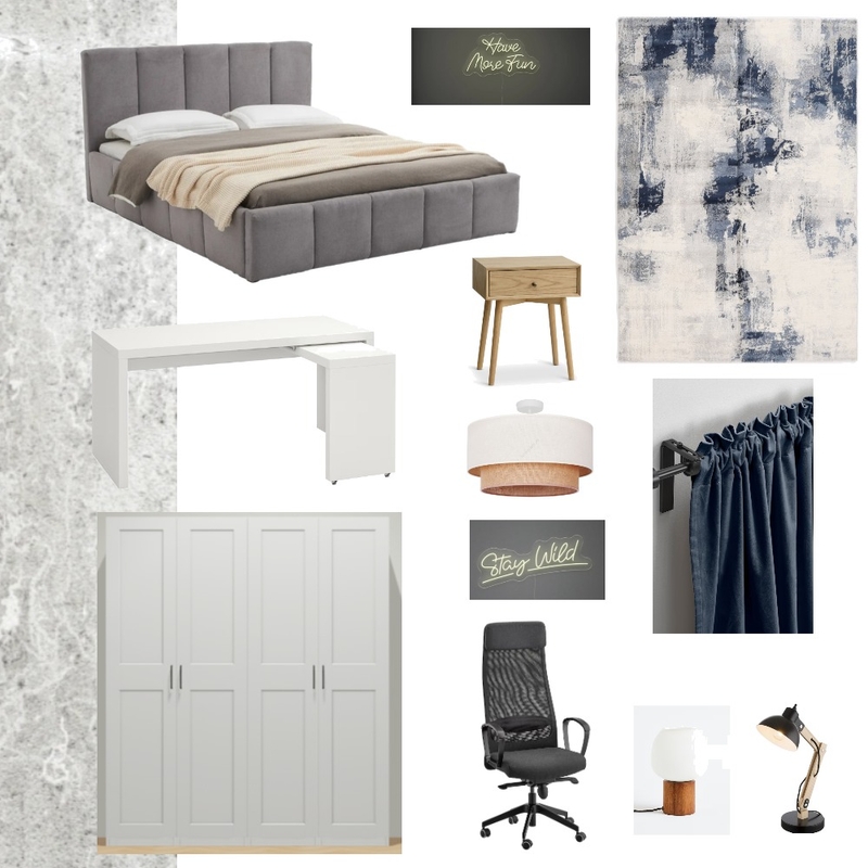 Dormitor Vlad - Monica Cosovan Mood Board by Designful.ro on Style Sourcebook