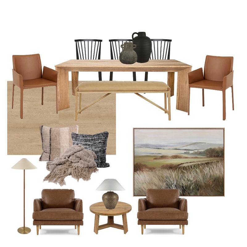 Brie McCudden - Dining and Sitting Area Moodboard Mood Board by Simplestyling on Style Sourcebook