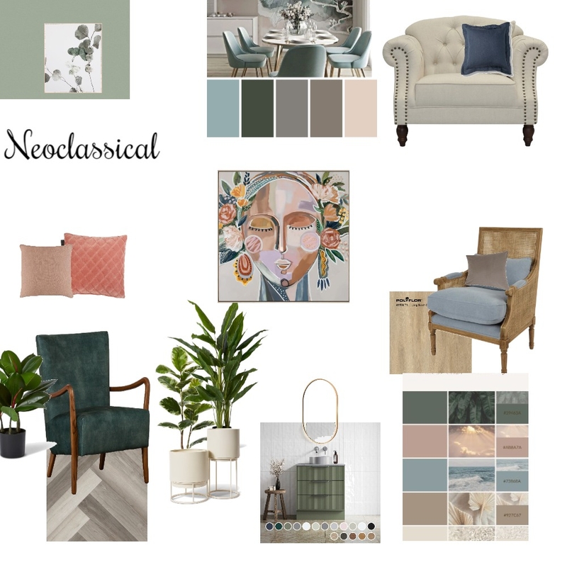neoclassical interior design.. Mood Board by zeytoon on Style Sourcebook