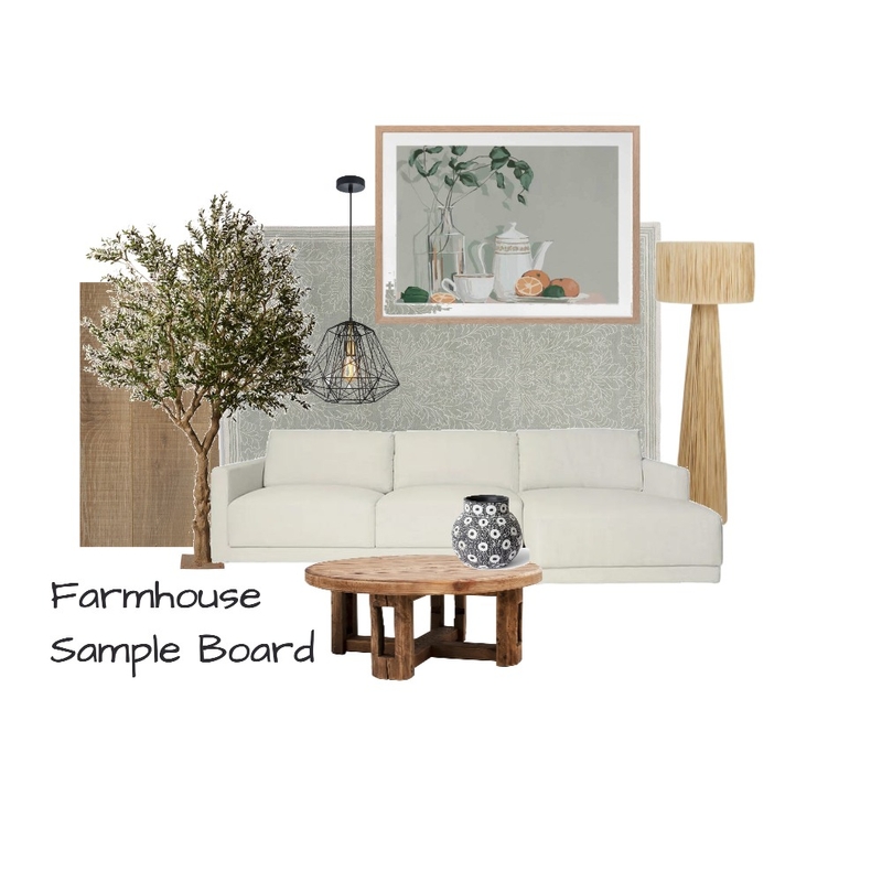 Modern farmhouse sample board Mood Board by oliviaduane4 on Style Sourcebook