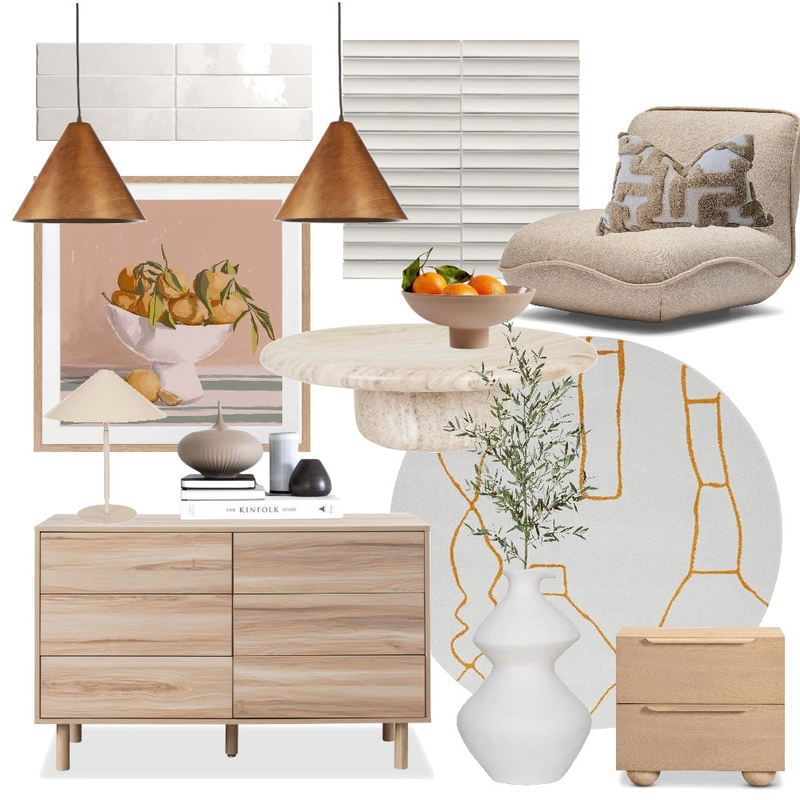 Paradise Amy Gold Round Mood Board by Rug Culture on Style Sourcebook