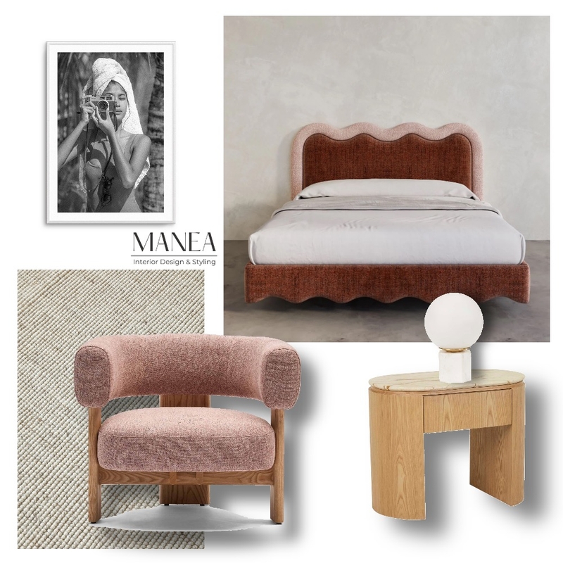 Contemporary Bedroom Concept Mood Board by Manea Interior Design & Styling on Style Sourcebook