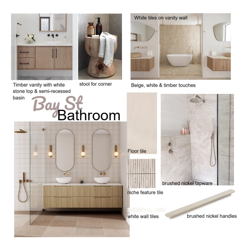 Bay St Bathroom Mood Board by sheree@voguekitchens.com.au on Style Sourcebook
