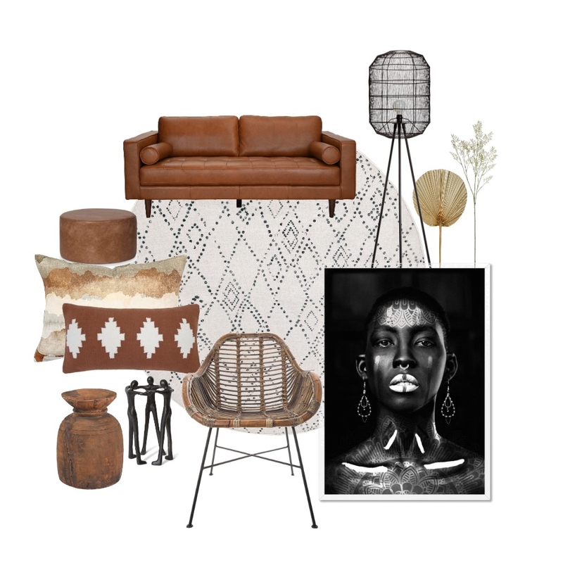 African Living Room Sample Board 2 Mood Board by oliviaduane4 on Style Sourcebook