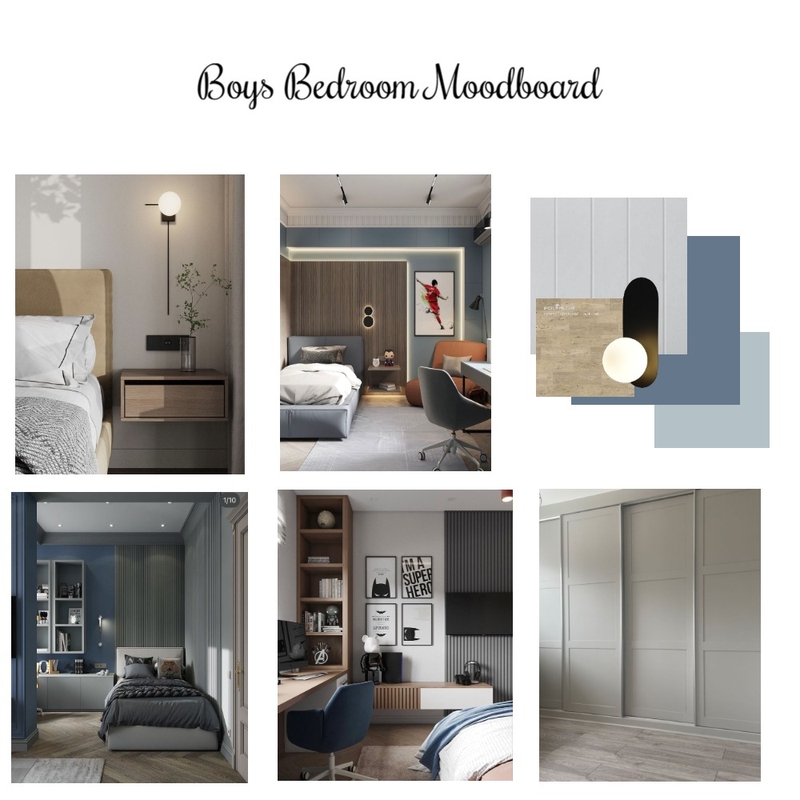 boys bedroom Mood Board by Space Style Melbourne on Style Sourcebook