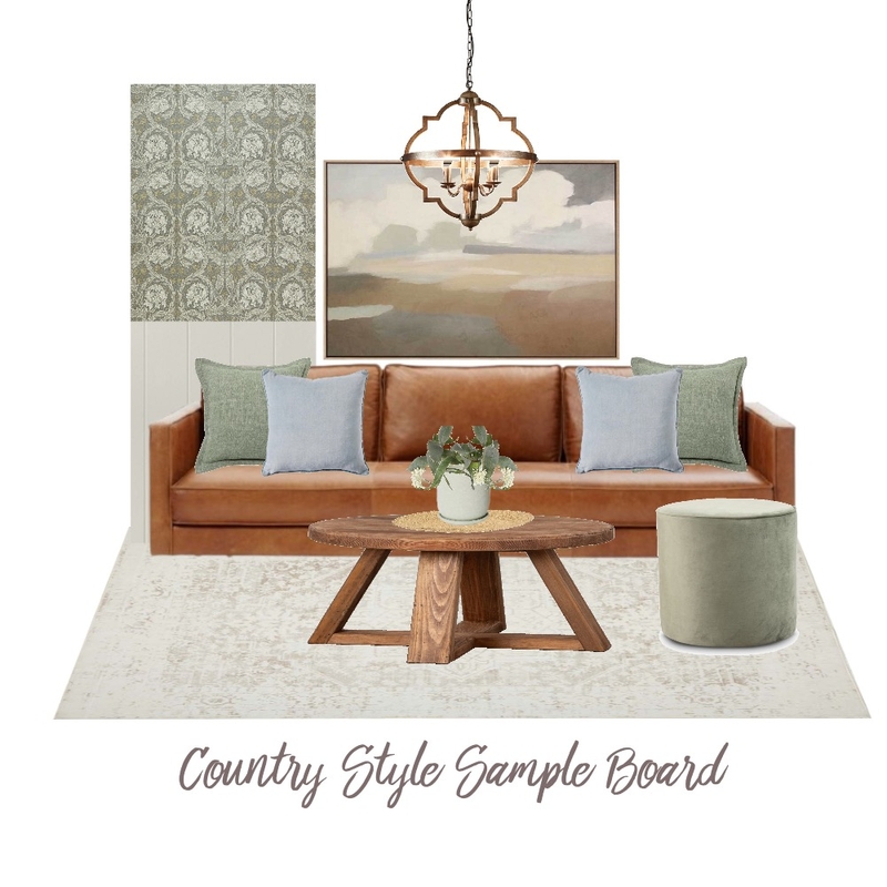country sample board Mood Board by isabellefrost on Style Sourcebook