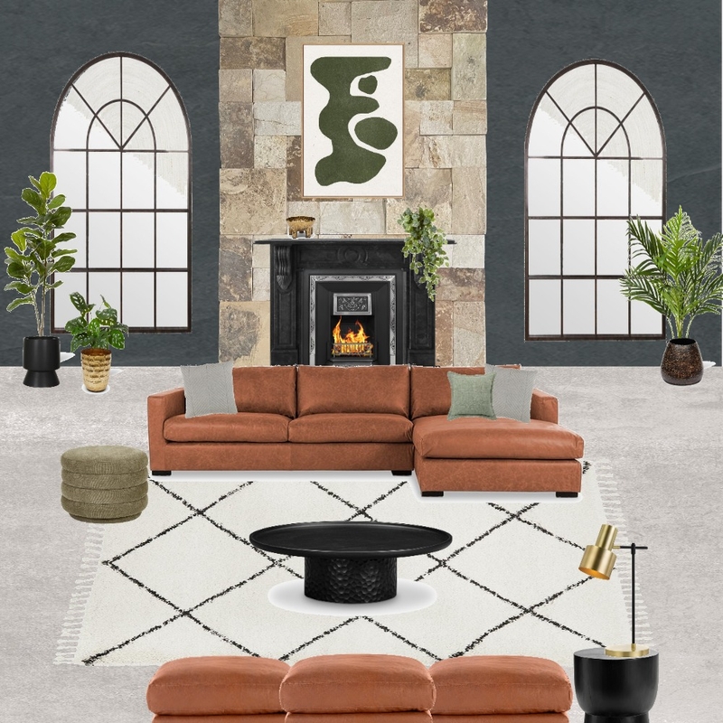 Modern industrial living room Mood Board by isabellaseabrook24 on Style Sourcebook