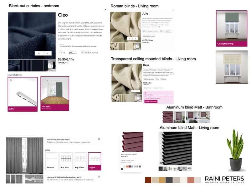 WINDOW TREATMENT Sophie Mood Board by Raini Peters Interior Design + Styling on Style Sourcebook
