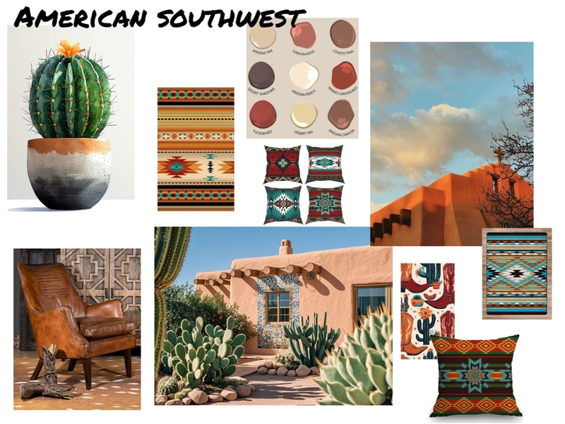 American Southwest Mood Board by mfraser33 on Style Sourcebook