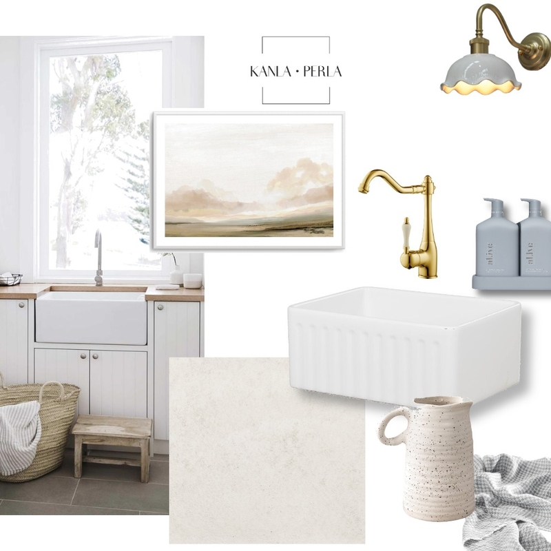 Laundry--The Campbell Project Mood Board by K A N L A    P E R L A on Style Sourcebook
