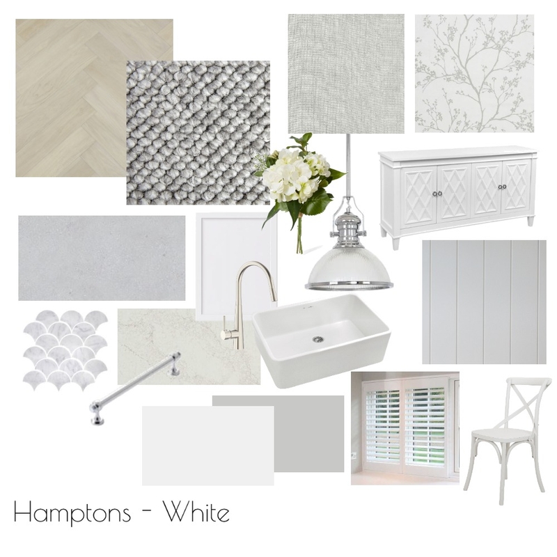 Hampton White Mood Board by Hermitage Building Group Pty Ltd on Style Sourcebook