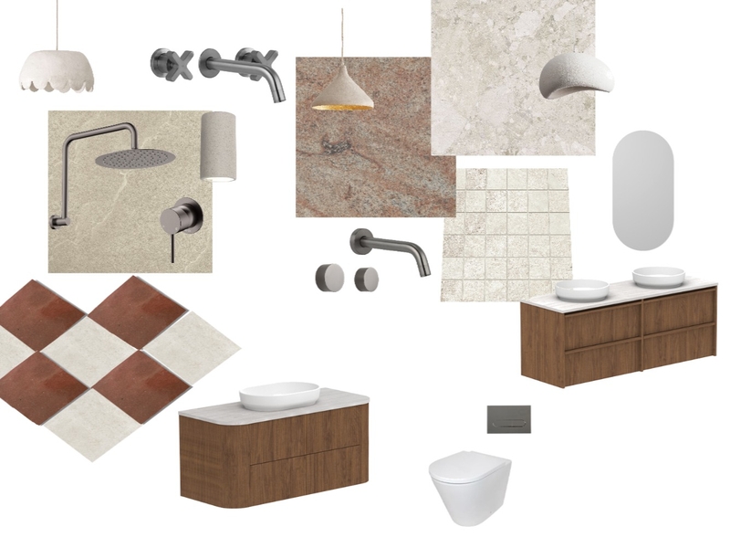 Downstairs bathroom MB1 Mood Board by tuaoigrace@outlook.com on Style Sourcebook