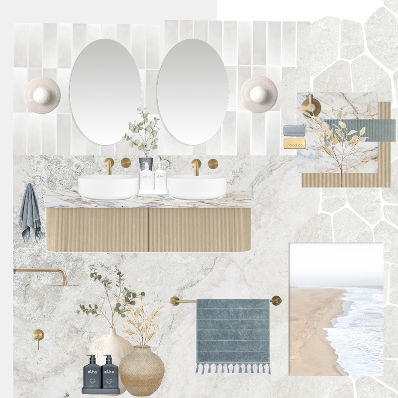 Basilica Coastal Bright Bathroom Mood Board by Carley & Co. Design on Style Sourcebook