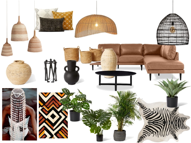African Living Mood Board by MiaCoutries on Style Sourcebook