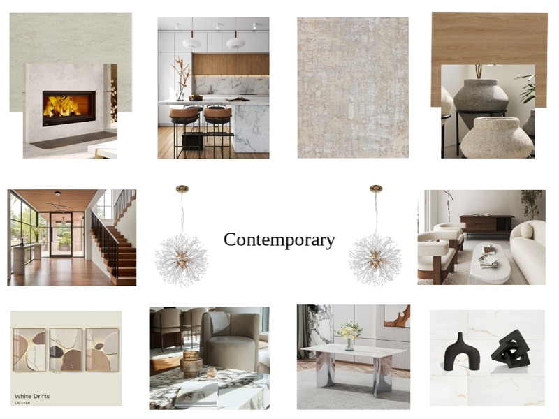 Contemporary Mood Board Final Copy #2 Mood Board by Angie on Style Sourcebook
