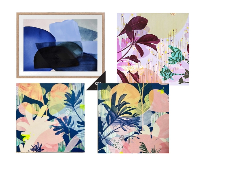 Sarah Leslie Art Living Room Mood Board by LFay on Style Sourcebook