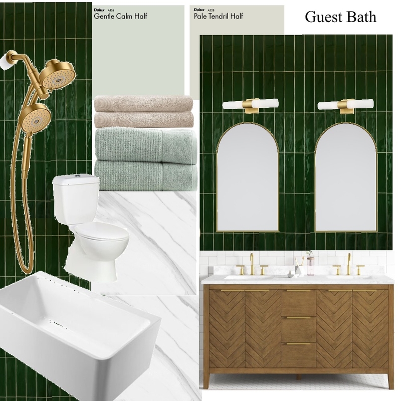 Guest Bath Mood Board by bhill250 on Style Sourcebook