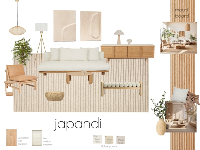 Victoria Hansen IDR 507 Japandi Ass A Mood Board by vhansen@gmail.com on Style Sourcebook