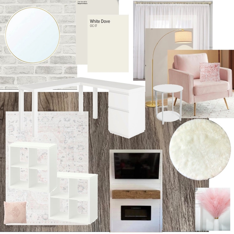 Jen Home Office Mood Board by R2 Design Elements on Style Sourcebook