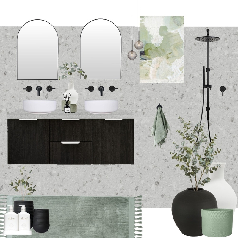 Dark Ceppo Bathroom Mood Board by Carley & Co. Design on Style Sourcebook