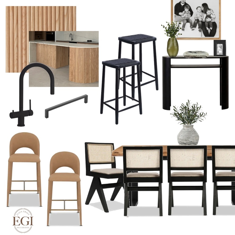 Contemporary Transitional Dining Room Mood Board by Eliza Grace Interiors on Style Sourcebook